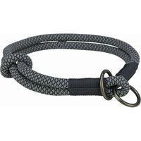 Coleira de Treino para Cães Trixie Soft Rope Preto Cinzento S 35 cm