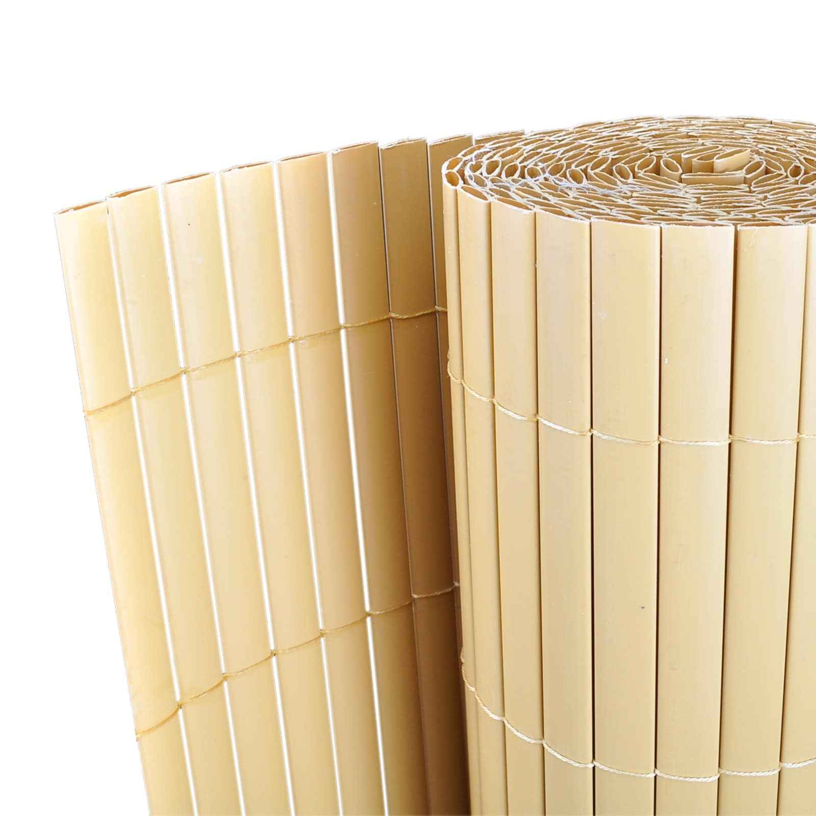 vidaXL Painéis de Cerca Amarelo PVC