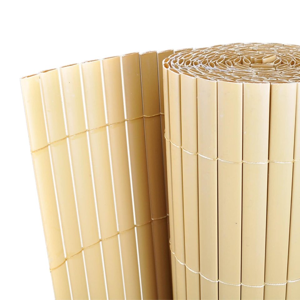 vidaXL Painéis de Cerca Amarelo PVC