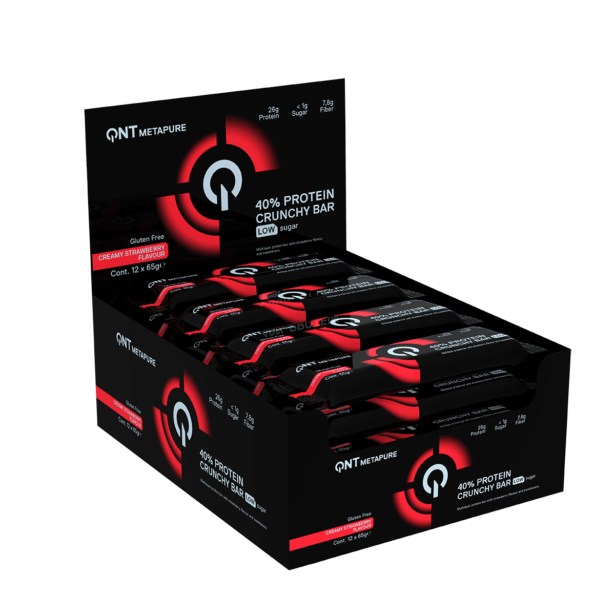 40% Protein - Crunchy Strawberry Bar 65g