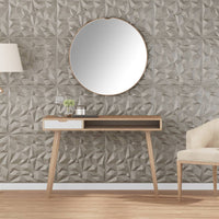 vidaXL Painéis de parede 3D 24 pcs 50x50 cm 6 m² branco diamante