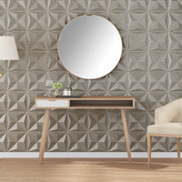 vidaXL Painéis de parede 3D 24 pcs 50x50 cm 6 m² branco diamante