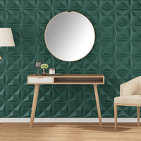 vidaXL Painéis de parede 3D 24 pcs 50x50 cm 6 m² branco diamante
