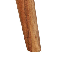 vidaXL Mesa de apoio 45x30x45 cm madeira de acácia maciça