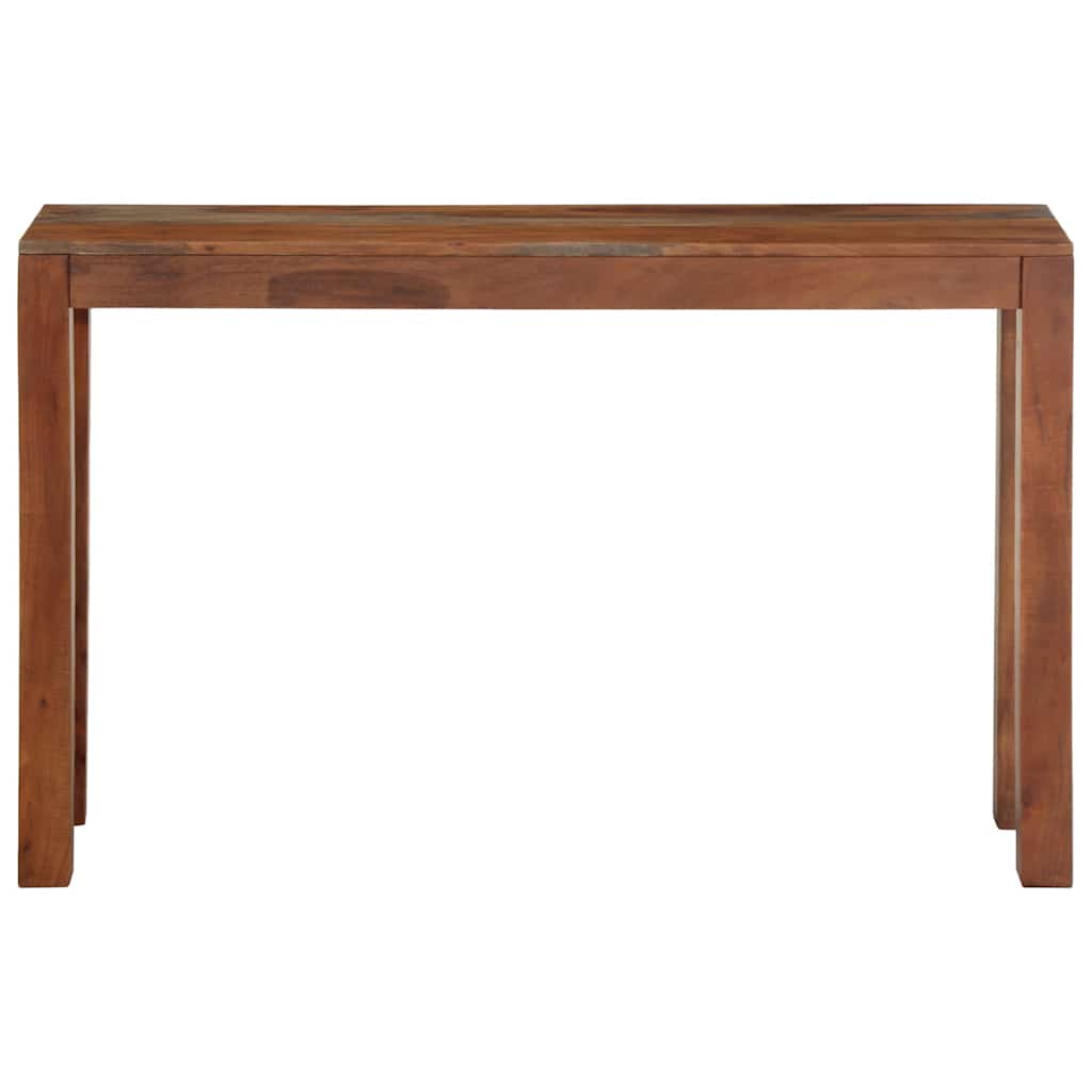 vidaXL Mesa consola 120x30x76 cm madeira maciça de acácia