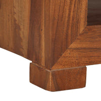 vidaXL Mesa de apoio 37x29x40 cm madeira de acácia maciça