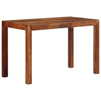 vidaXL Mesa de jantar 120x60x76 cm madeira maciça de acácia