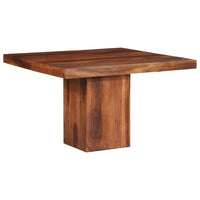 vidaXL Mesa de jantar 120x120x77 cm madeira maciça de acácia