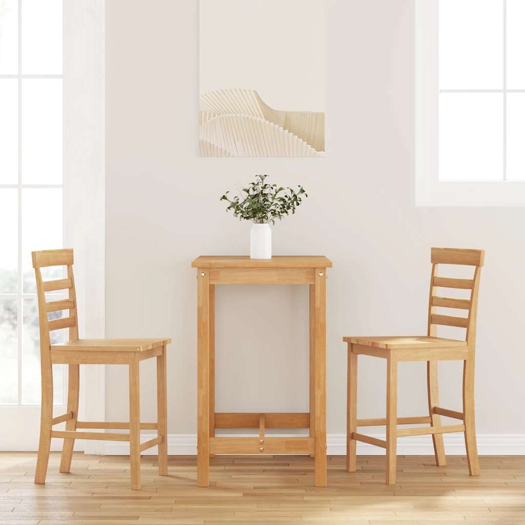 vidaXL Bancos de bar 2 pcs tecido branco