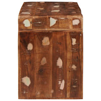 vidaXL Mesa de apoio Castanho 60 x 35 x 46 cm Madeira Reforçada Sólida