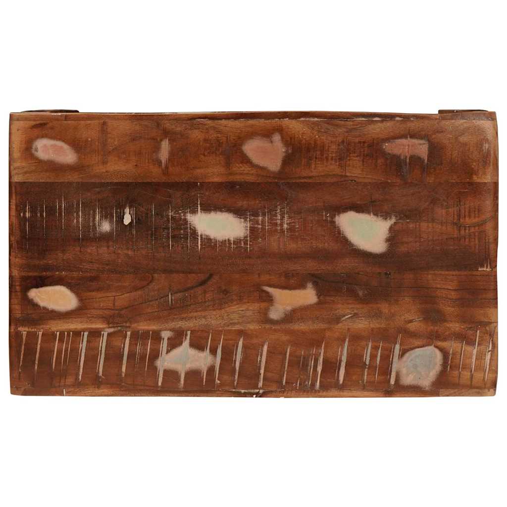 vidaXL Mesa de apoio Castanho 60 x 35 x 46 cm Madeira Reforçada Sólida