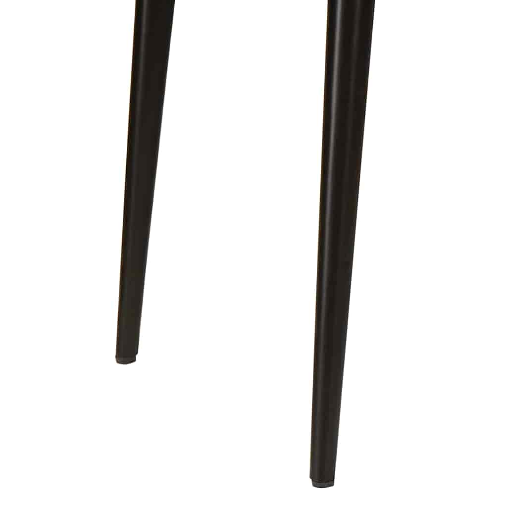 vidaXL Mesas de jantar Marrom e Preto 110 x 55 x 78 cm