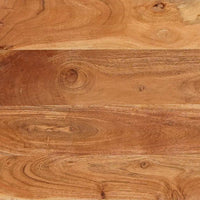 vidaXL Mesas de jantar Marrom e Preto 110 x 55 x 78 cm