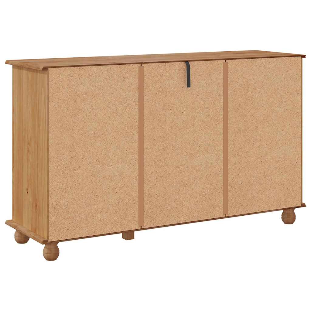 vidaXL Buffet ASKIM 133,5 x 40 x 79 cm Madeira de pinho maciça