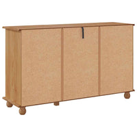 vidaXL Buffet ASKIM 133,5 x 40 x 79 cm Madeira de pinho maciça