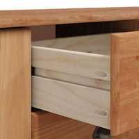 vidaXL Buffet ASKIM 133,5 x 40 x 79 cm Madeira de pinho maciça