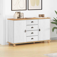 vidaXL Buffet ASKIM 133,5 x 40 x 79 cm Madeira de pinho maciça