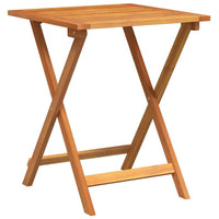 vidaXL Mesa de Jardim Natural 60 x 60 x 72 cm Madeira Sólida de Acácia