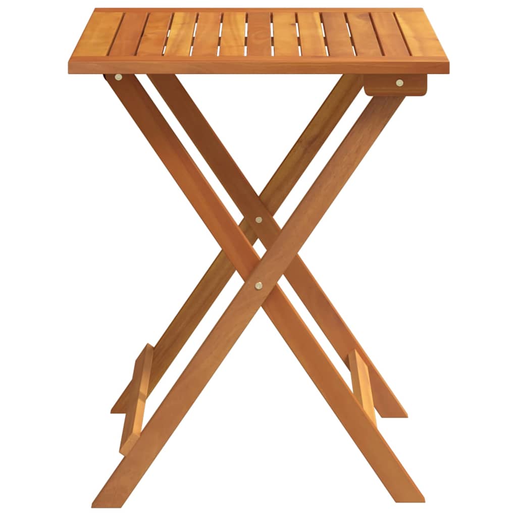 vidaXL Mesa de Jardim Natural 60 x 60 x 72 cm Madeira Sólida de Acácia