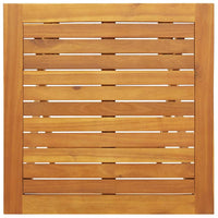 vidaXL Mesa de Jardim Natural 60 x 60 x 72 cm Madeira Sólida de Acácia
