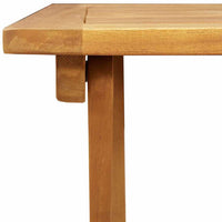 vidaXL Mesa de Jardim Natural 60 x 60 x 72 cm Madeira Sólida de Acácia