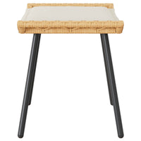 vidaXL Banquinho de Jardim 2 pcs Natura 50 x 40 x 45cm Aço