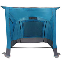 vidaXL Tenda para bagageira com telhado Azul 285 x 255 x 245 cm tafetá