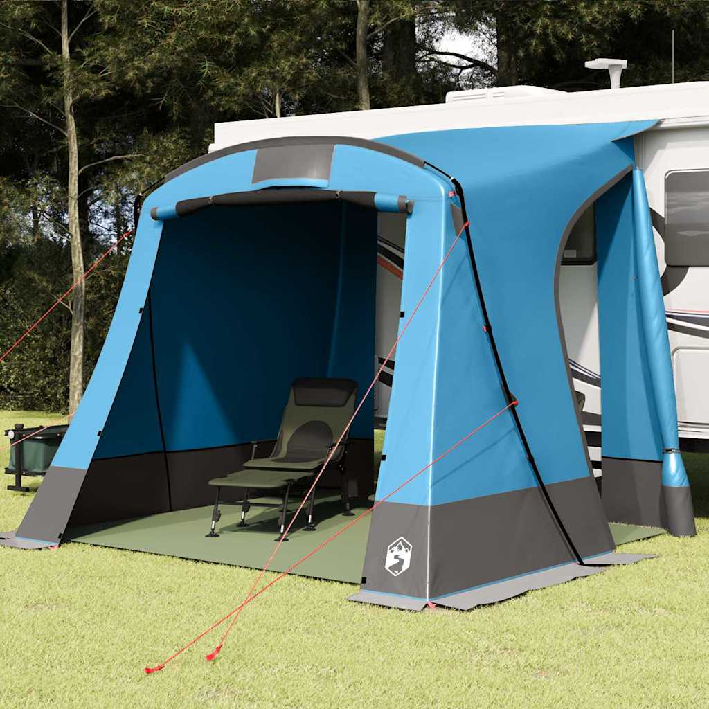 vidaXL Tenda para bagageira com telhado Azul 285 x 255 x 245 cm tafetá