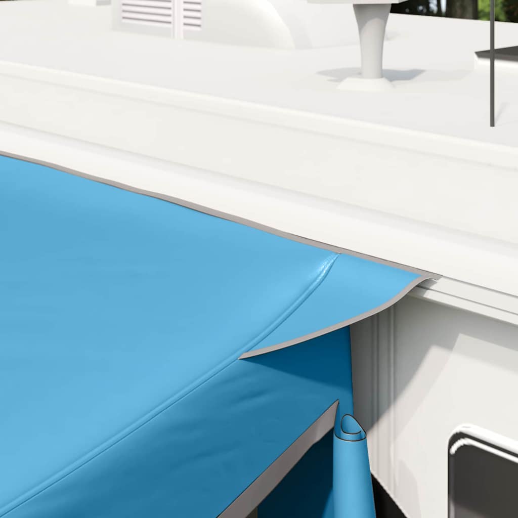 vidaXL Tenda para bagageira com telhado Azul 285 x 255 x 245 cm tafetá