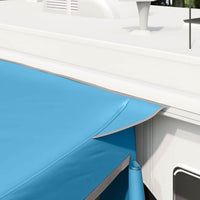 vidaXL Tenda para bagageira com telhado Azul 285 x 255 x 245 cm tafetá
