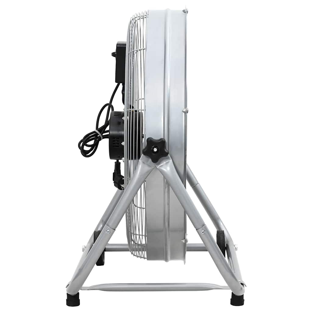 vidaXL Ventilador de tambor com roda Prateado 73 x 42 x 70 cm Alumínio