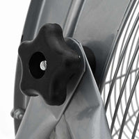 vidaXL Ventilador de tambor com roda Prateado 73 x 42 x 70 cm Alumínio