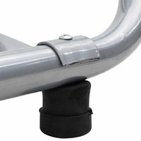 vidaXL Ventilador de tambor com roda Prateado 73 x 42 x 70 cm Alumínio