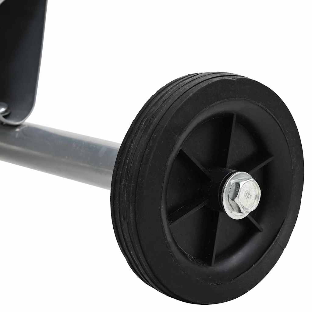 vidaXL Ventilador de tambor com roda Prateado 79 x 37 x 82 cm Alumínio