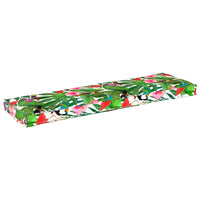 vidaXL Almofada Floral Multicolor 140 x 40 x 8 cm Tecido Oxford