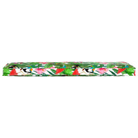 vidaXL Almofada Floral Multicolor 140 x 40 x 8 cm Tecido Oxford