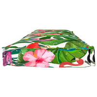 vidaXL Almofada Floral Multicolor 140 x 40 x 8 cm Tecido Oxford