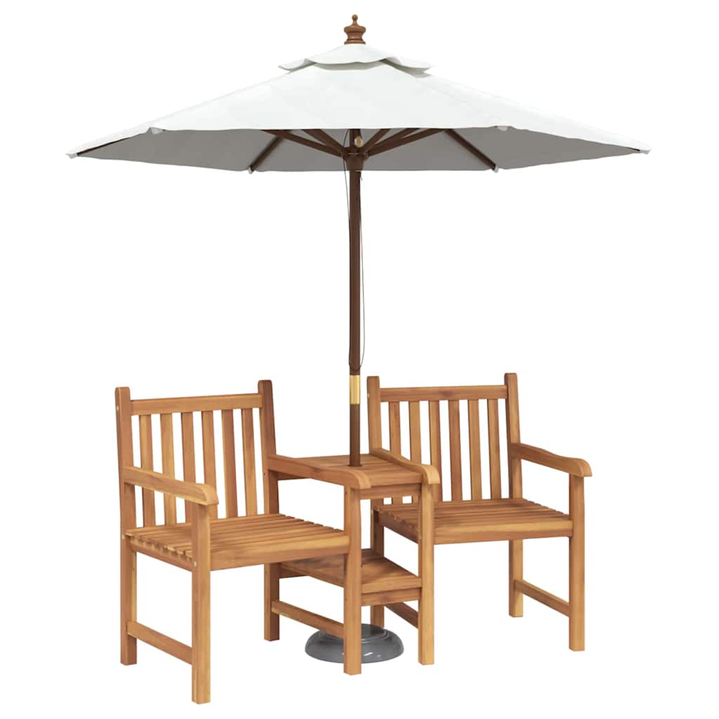 vidaXL Cadeira Castanho 152 x 63 x 89 cm Madeira de Teca Sólida