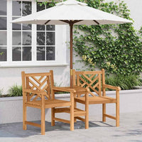 vidaXL Cadeira Castanho 152 x 63 x 89 cm Madeira de Teca Sólida