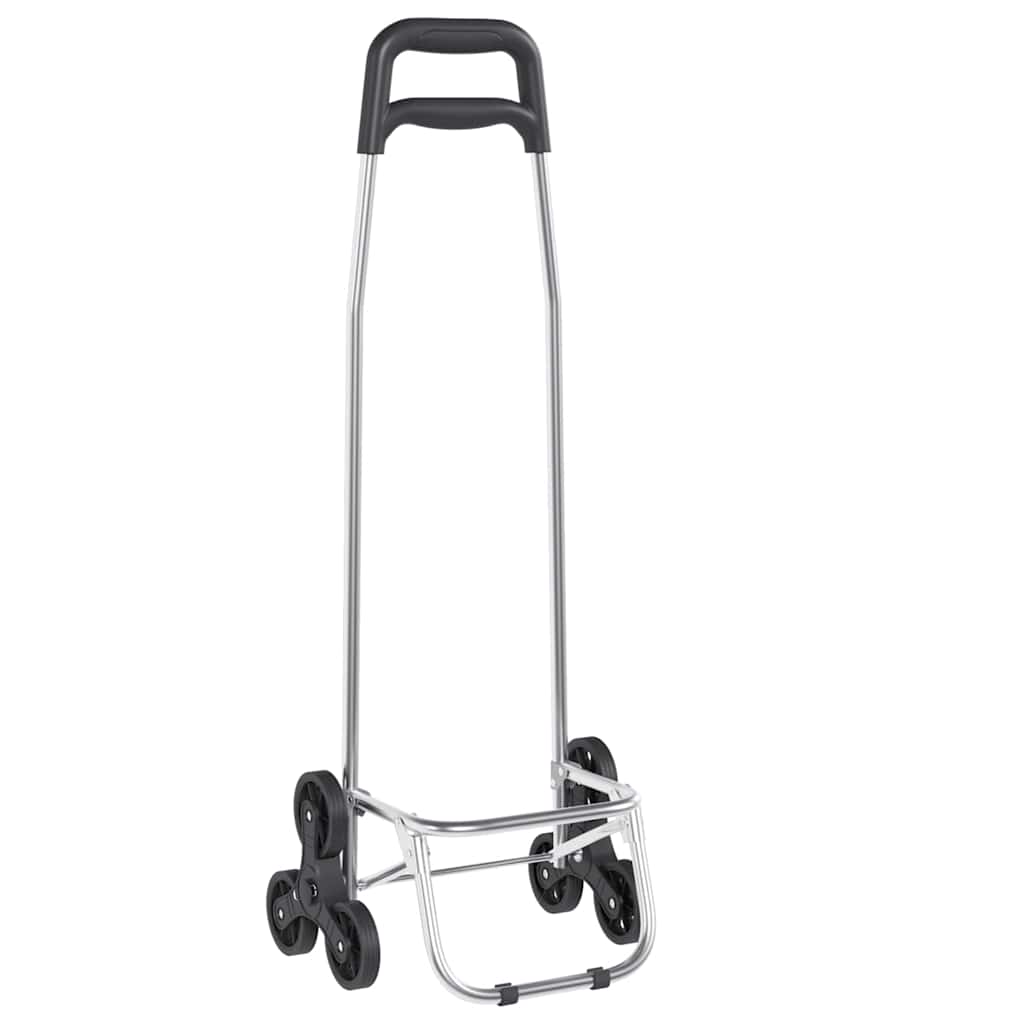 vidaXL Carrinho de Compras Azul 39,5 x 33 x 93 cm Tecido Oxford