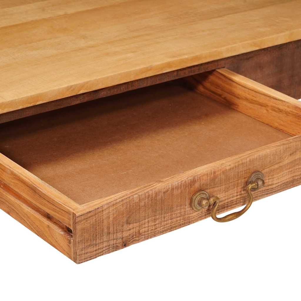 vidaXL Mesa de centro com gaveta Castanho 110 x 55 x 40 cm