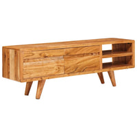 vidaXL Gabinete para TV com prateleira Castanho 110 x 30 x 40 cm