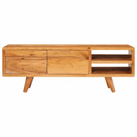 vidaXL Gabinete para TV com prateleira Castanho 110 x 30 x 40 cm