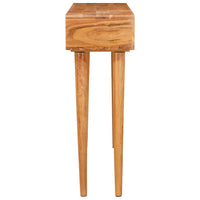 vidaXL Aparador Castanho 110 x 30 x 80 cm Madeira Sólida de Acácia