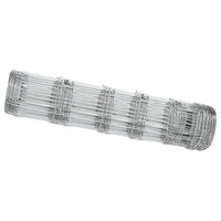 vidaXL Cerca de campo Prateado 25 x 0,8 m Aço galvanizado