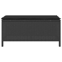 vidaXL Conjunto de Jantar para Jardim Preto vime PE