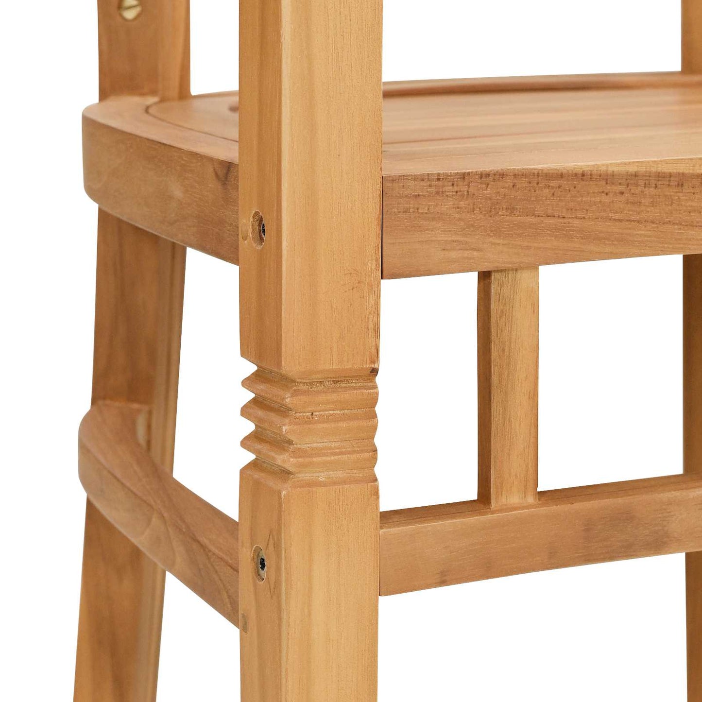 vidaXL Cadeira 2 pcs Castanho 63 x 58 x 89 cm Madeira de Teca Sólida