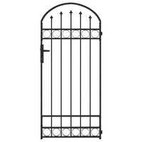 vidaXL Poste de Cerca com bloqueio Cinzeto 200 x 88 x 14 cm Aço