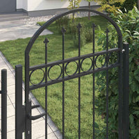 vidaXL Poste de Cerca com bloqueio Cinzeto 200 x 88 x 14 cm Aço