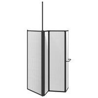 vidaXL Resguardo de duche Branco 120 x 70 x 137 cm Alumínio